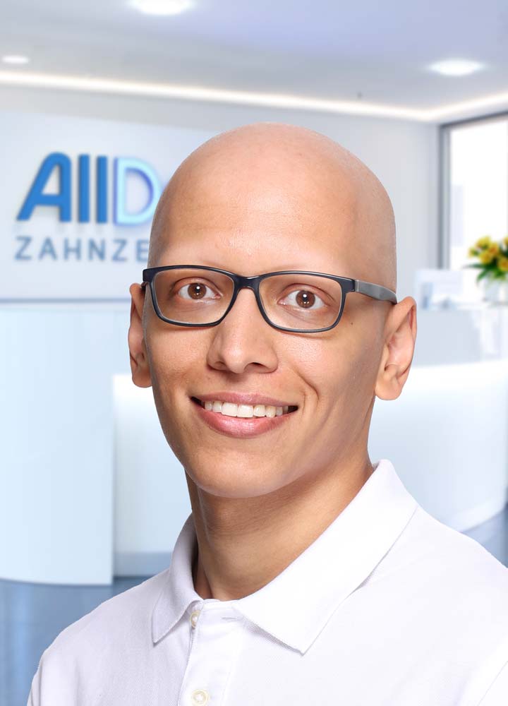 Portrait Zahnarzt Arsalan Ahmed (AllDent Frankfurt)